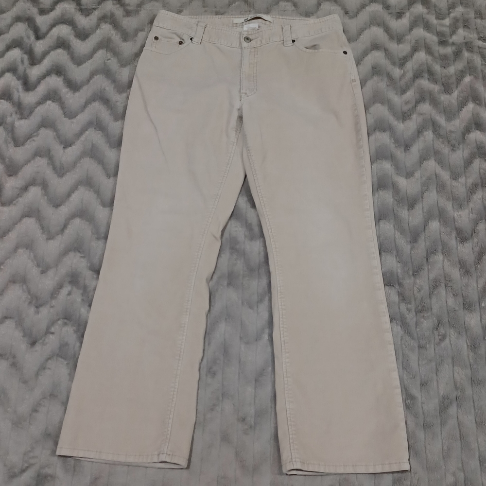 Gap Womens Size 12 Beige Corduroy Original Bootcut Pants